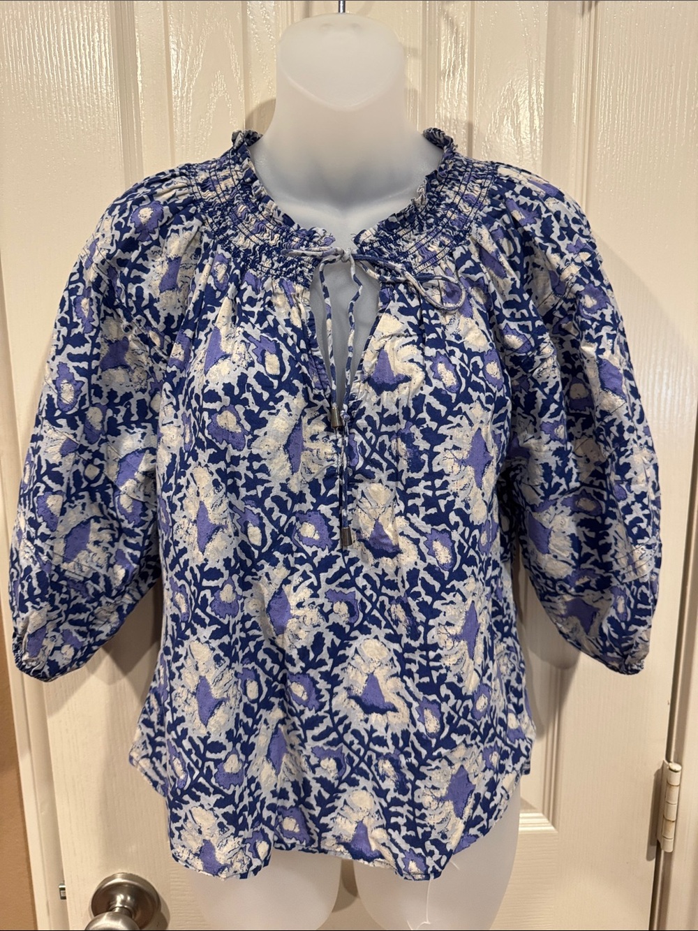 Free People Batik Style Top. Sz  XS